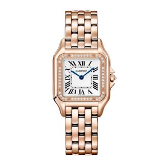 Montre Cartier Panthere de Cartier moyen modèle mouvement à quartz Boîtier en or rose WJPN0088