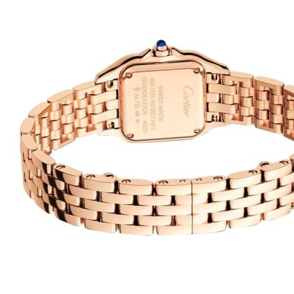 Montre Cartier Panthere de Cartier petit modèle mouvement à quartz Boîtier en or rose 750/1000 dimensions 23 mm x 30 mm WGPN0049. – Image 3
