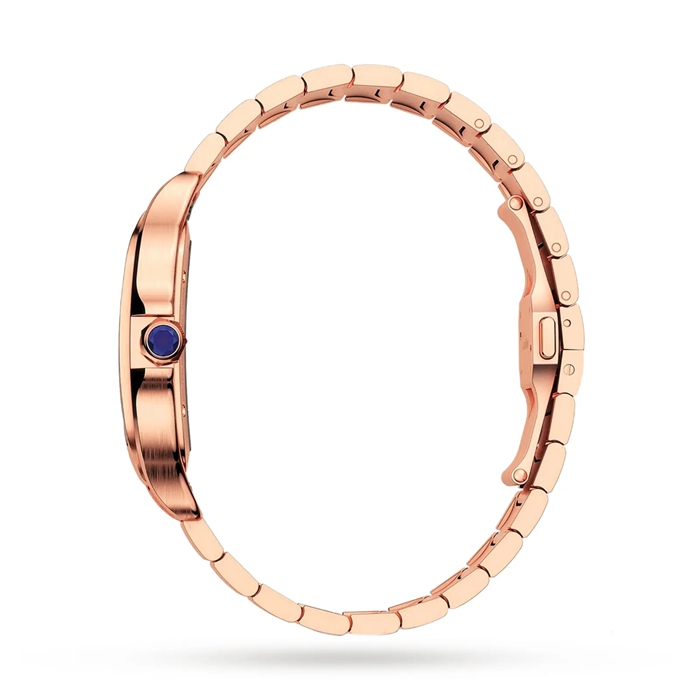 Montre Cartier Santos De Cartier Grand Modèle Remontage Manuel Or Rose WHSA0016 – Image 4