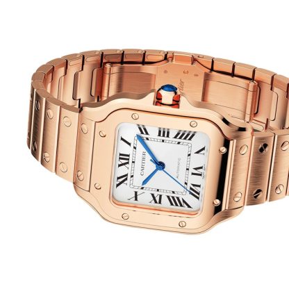 Montre Cartier Santos De Cartier Mouvement mécanique moyen modèle à remontage automatique WGSA0031 – Image 4