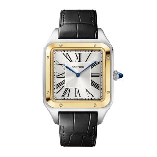 Montre Cartier Santos Dumont Extra-Large Model Manual Winding Yellow Gold Steel W2SA0034