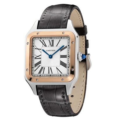 Montre Cartier Santos-Dumont Grand Modèle Mouvement à quartz Boîtier acier W2SA0037 – Image 2