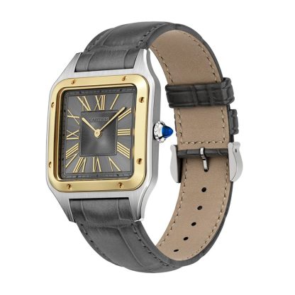 Montre Cartier Santos-Dumont Grand Modèle Or Jaune Haute Autonomie Quartz W2SA0028 – Image 2