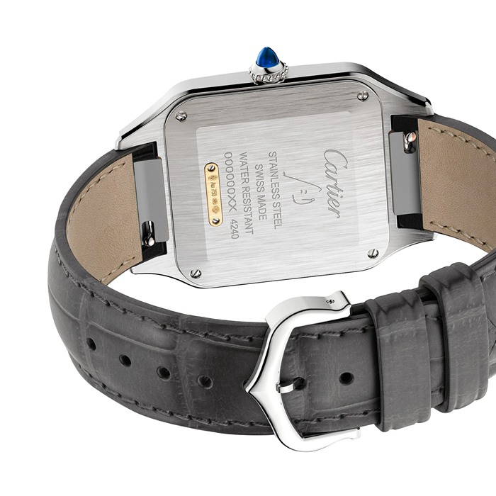 Montre Cartier Santos-Dumont Grand Modèle Or Jaune Haute Autonomie Quartz W2SA0028 – Image 3