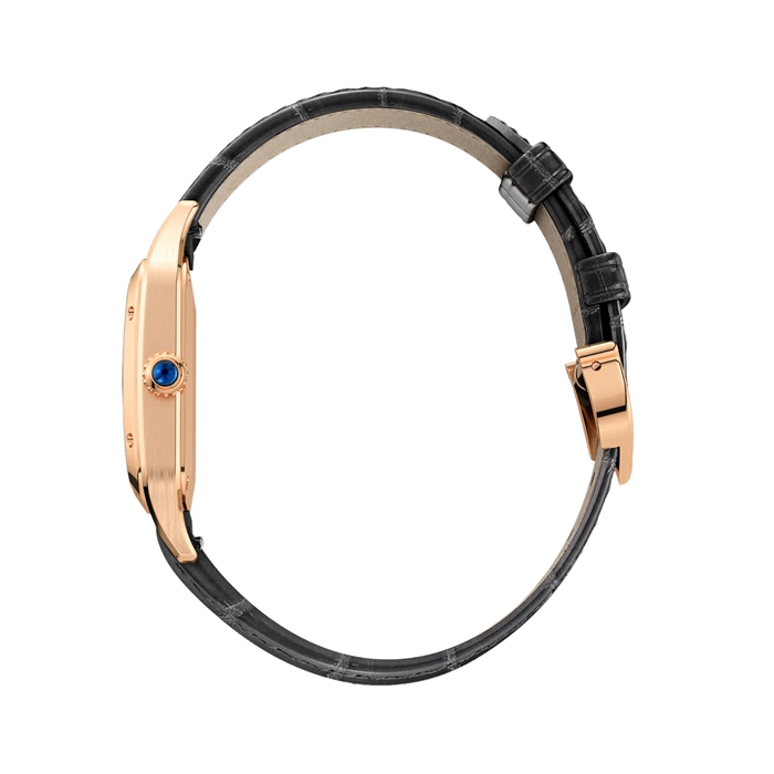 Montre Cartier Santos-Dumont Petit Modèle Mouvement Quartz Haute Qutonomie Or Rose WGSA0117 – Image 3