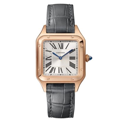 Montre Cartier Santos-Dumont Petit Modèle Mouvement Quartz Haute Qutonomie Or Rose WGSA0117