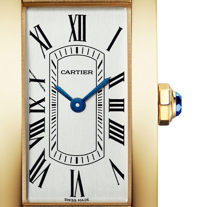 Montre Cartier Tank Américaine Petit Modèle Mouvement à Quartz Or Jaune WGTA0299 – Image 2