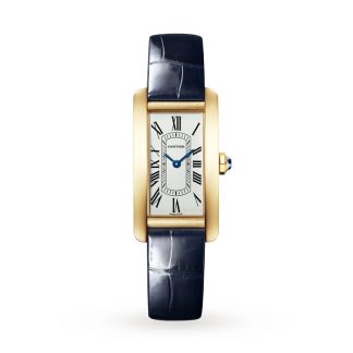 Montre Cartier Tank Américaine Petit Modèle Mouvement à Quartz Or Jaune WGTA0299