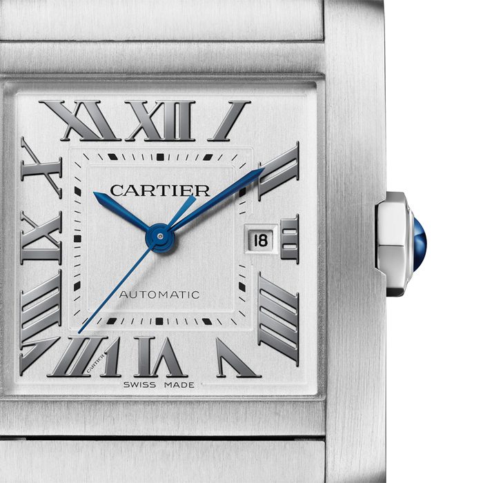Montre Cartier Tank Française Grand Modèle Automatique Mouvement Mécanique Acier WSTA0067 – Image 2