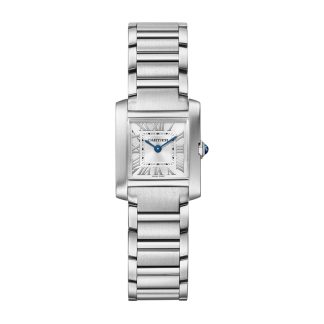 Montre Cartier Tank Française Petit Modèle Mouvement Quartz Acier WSTA0065
