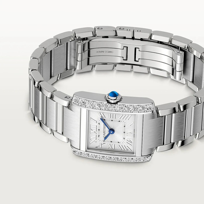 Montre Cartier Tank Francaise Petit Modèle Mouvement Quartz Boîtier Acier W4TA0029 – Image 5