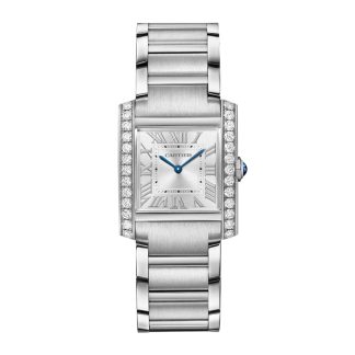 Montre Cartier Tank Francaise modèle moyen mouvement à quartz W4TA0021