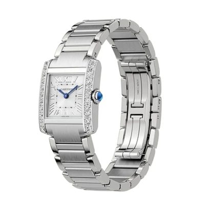 Montre Cartier Tank Francaise petit modèle mouvement à quartz W4TA0020 – Image 2
