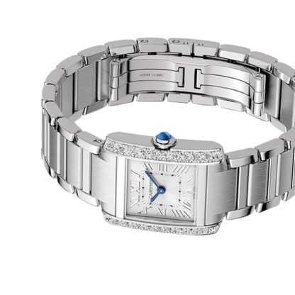 Montre Cartier Tank Francaise petit modèle mouvement à quartz W4TA0020 – Image 5