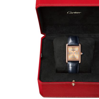 Montre Cartier Tank Louis Cartier grand modèle Manufacture mouvement mécanique à remontage manuel WGTA0176 – Image 3