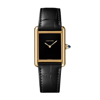 Montre Cartier Tank Louis Cartier grand modèle Mouvement mécanique de manufacture à remontage manuel Boîtier en or jaune WGTA0091 – Image 2