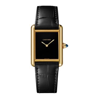 Montre Cartier Tank Louis Cartier grand modèle Mouvement mécanique de manufacture à remontage manuel Boîtier en or jaune WGTA0091