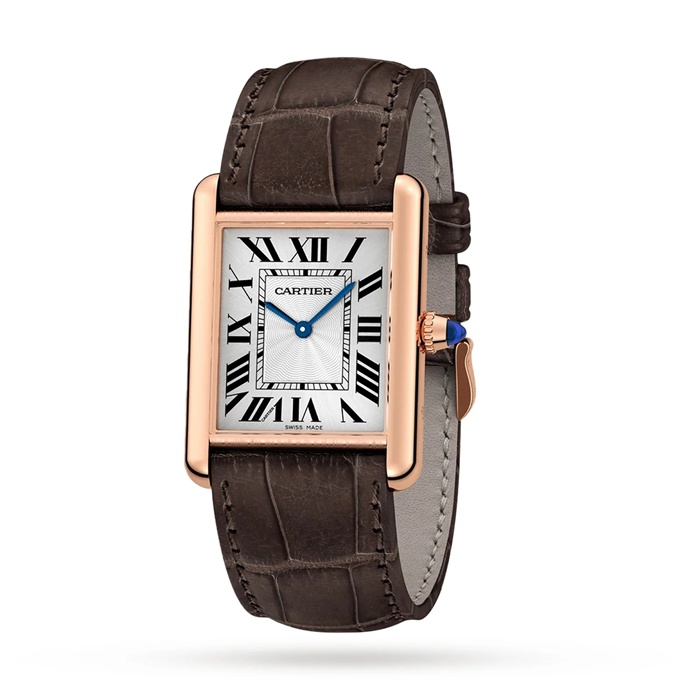 Montre Cartier Tank Louis Cartier grand modèle Mouvement mécanique de manufacture à remontage manuel WGTA0011 – Image 2