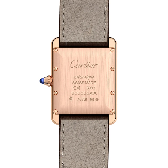 Montre Cartier Tank Louis Cartier grand modèle Mouvement mécanique de manufacture à remontage manuel WGTA0011 – Image 3