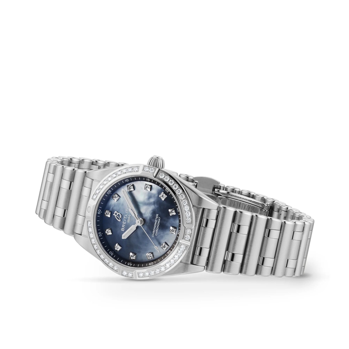 Montre Femme Breitling Chronomat 28mm Noir Nacre A72310531G1A1 – Image 2