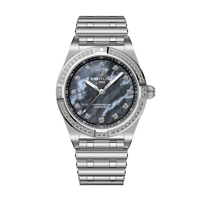Montre Femme Breitling Chronomat 28mm Noir Nacre A72310531G1A1