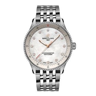 Montre Femme Breitling Navitimer 32mm Blanc Nacre A77320E61A2A1