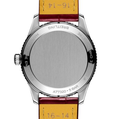 Montre Femme Breitling Navitimer 32mm Blanc Nacre Alligator A77320E61A2P2 – Image 2