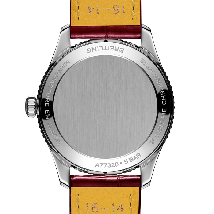 Montre Femme Breitling Navitimer 32mm Blanc Nacre Alligator A77320E61A2P2 – Image 2