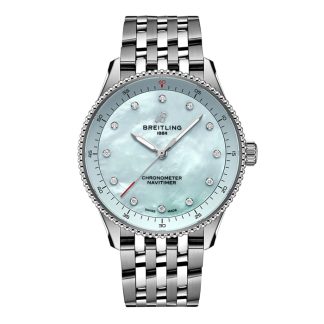 Montre Femme Breitling Navitimer 32mm Bleu Nacre A77320171C1A1