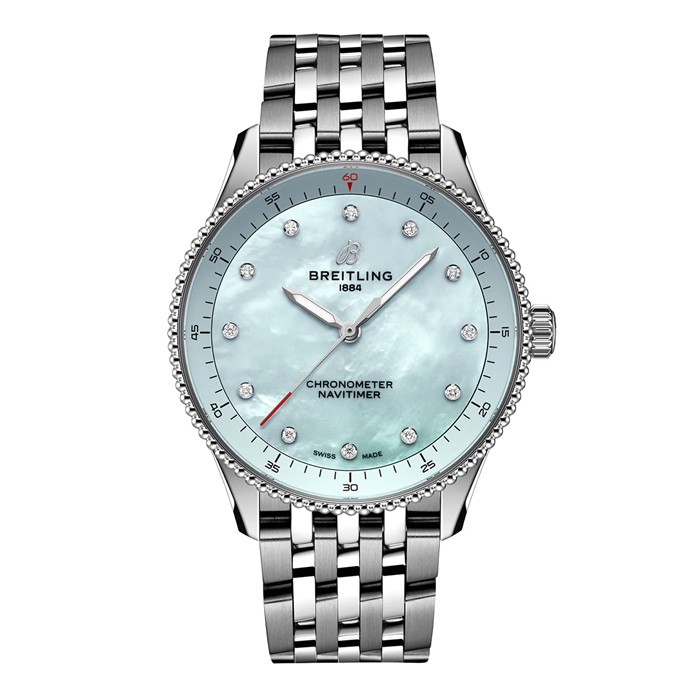 Montre Femme Breitling Navitimer 32mm Bleu Nacre A77320171C1A1