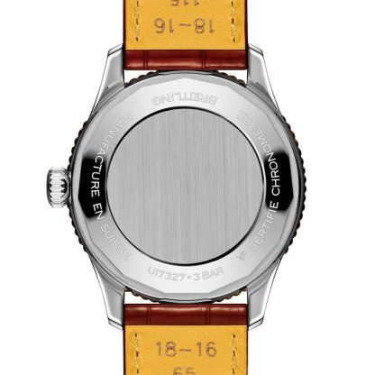 Montre Femme Breitling Navitimer 36mm Alligator Nacre Blanche U17327211A1P1 – Image 2