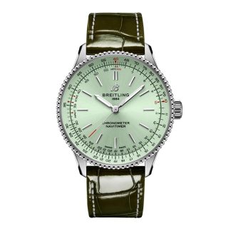 Montre Femme Breitling Navitimer 36mm Alligator vert A17327361L1P1