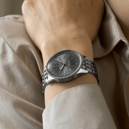 Montre Femme Breitling Navitimer 36mm Gris A17327381B1A1 – Image 5