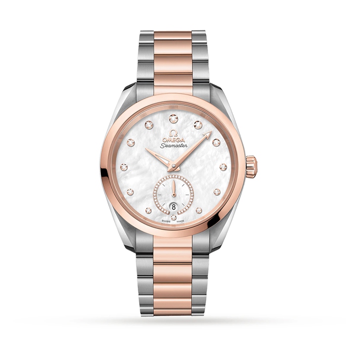 Montre Femme Omega Seamaster Aqua Terra Two-Tone 38mm O22020382055002