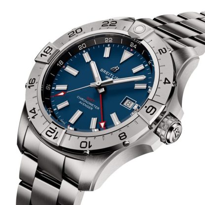 Montre Hommes Breitling Avenger Automatic GMT 44mm Bleu Acier A32320101C1A1 – Image 3