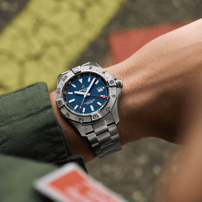 Montre Hommes Breitling Avenger Automatic GMT 44mm Bleu Acier A32320101C1A1 – Image 5