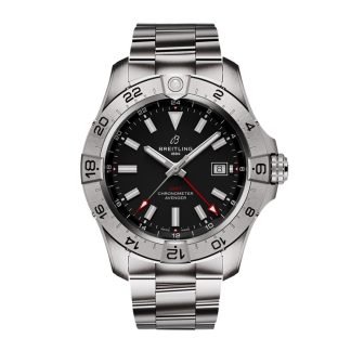 Montre Hommes Breitling Avenger Automatic GMT 44mm Noir Acier A32320101B1A1