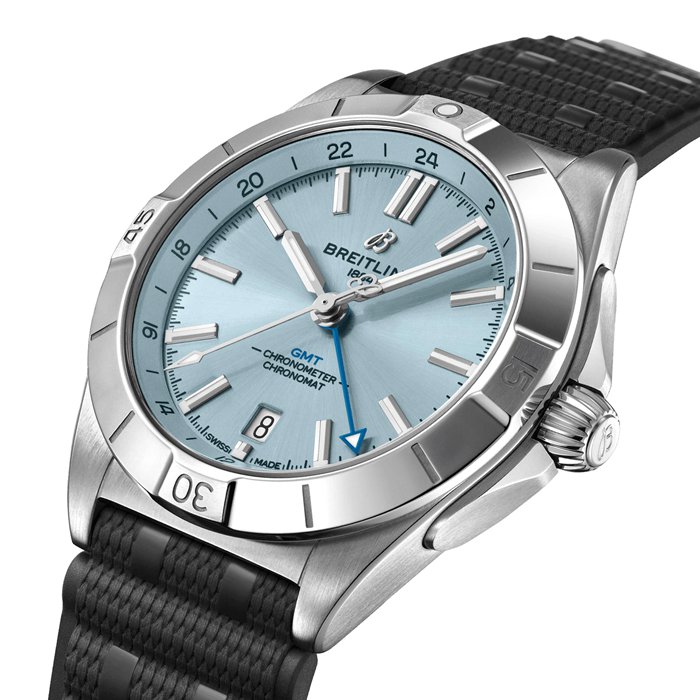 Montre Hommes Breitling Chronomat 40mm Blue Rubber P32398101C1S2 – Image 3