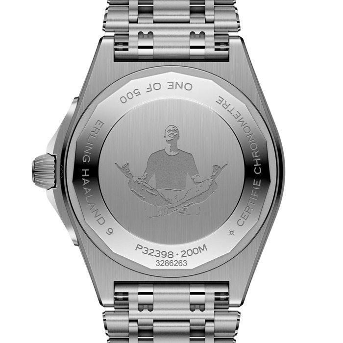 Montre Hommes Breitling Chronomat Automatic GMT Erling Haaland Limited Edition 40mm P323982A1F1A1 – Image 4