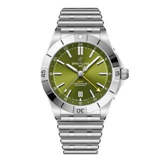 Montre Hommes Breitling Chronomat Automatic GMT Giannis Antetokounmpo 40mm Green A32398A11L1A1
