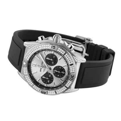 Montre Hommes Breitling Chronomat B01 42mm Argent AB0134721G1S1 – Image 3