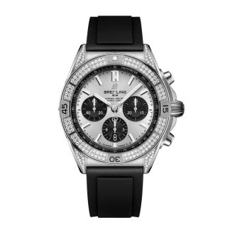 Montre Hommes Breitling Chronomat B01 42mm Argent AB0134721G1S1