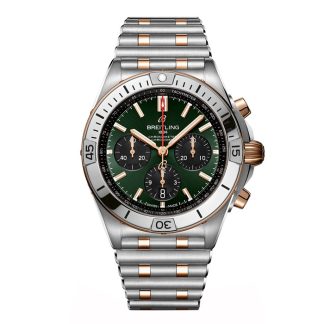 Montre Hommes Breitling Chronomat B01 Chronograph 42mm Green UB0134131L1U1