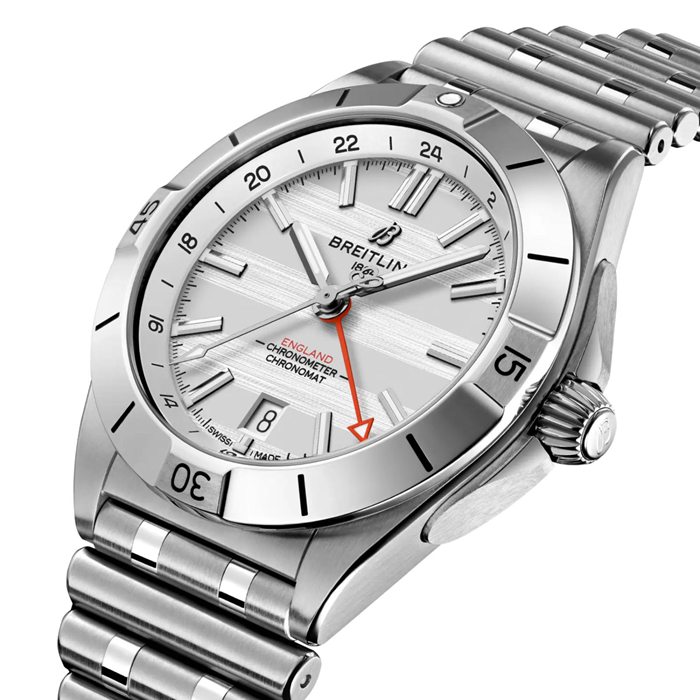 Montre Hommes Breitling Chronomat GMT Six Nations England Limited Edition 40mm A323985B1A1A1 – Image 3