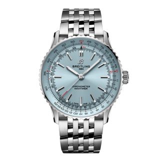 Montre Hommes Breitling Navitimer Automatic 41mm Acier inoxydable bleu clair A17329171C1A1