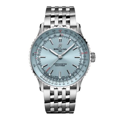 Montre Hommes Breitling Navitimer Automatic 41mm Acier inoxydable bleu clair A17329171C1A1