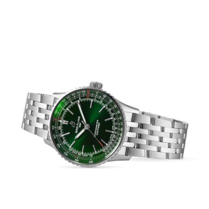 Montre Hommes Breitling Navitimer Automatic 41mm Acier inoxydable vert A17329371L1A1 – Image 3
