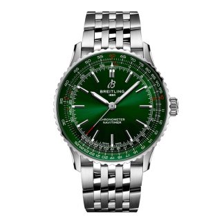 Montre Hommes Breitling Navitimer Automatic 41mm Acier inoxydable vert A17329371L1A1