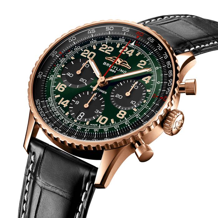 Montre Hommes Breitling Navitimer Cosmanaute 41mm Limited Edition Green RB12302A1L1P1 – Image 2