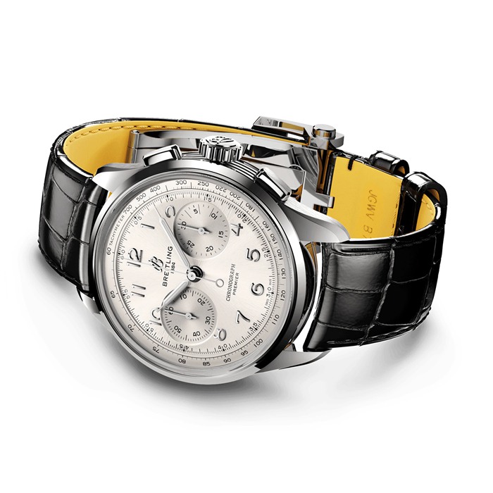 Montre Hommes Breitling Premier B09 Chonograph 40mm Argent AB0930371G1P1 – Image 3